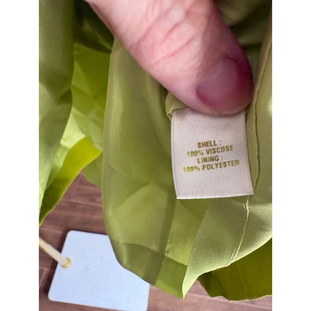 Kate Spade New York Top Chartreuse Lime S Designer Dopamine Dressing Resort